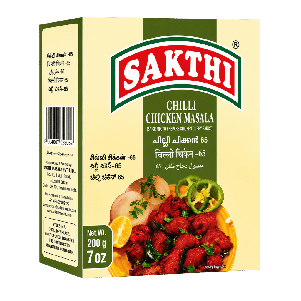 Sakthi Chilli Chicken 65 Masala 200 g buy online USA - 1